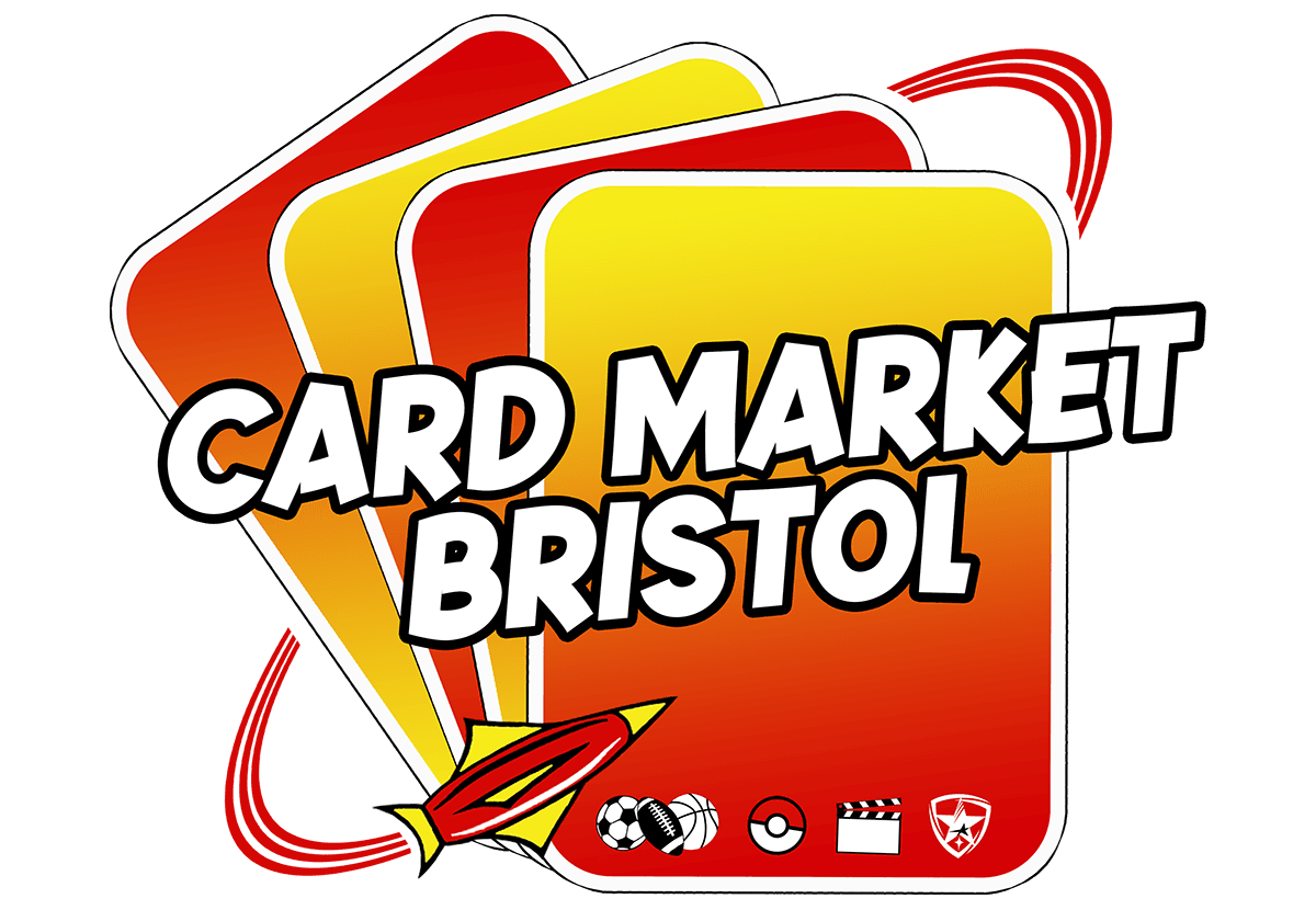 Card Market Bristol logo with colourful cards