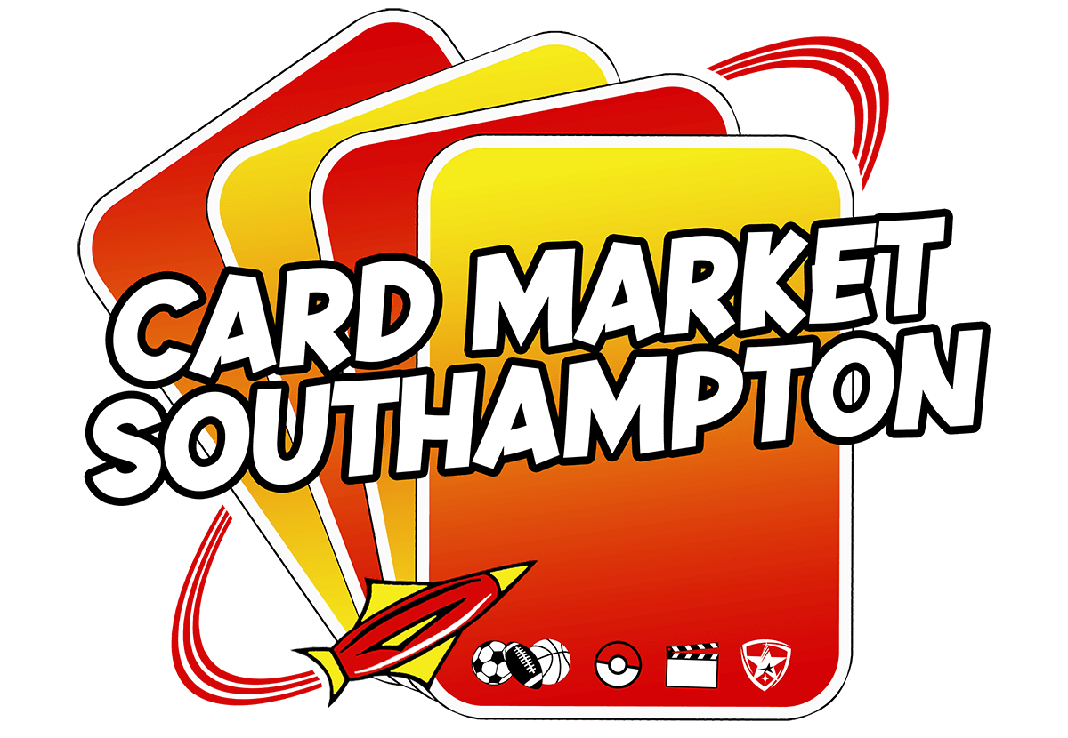 Card Market Southampton logo with icons.